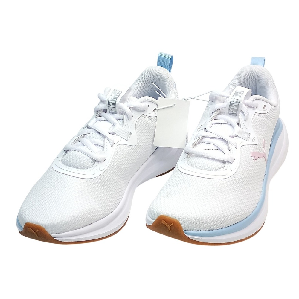 Puma Skyrocket Lite Sneaker Women Size 8 White Pink Blue 312395 01 Running